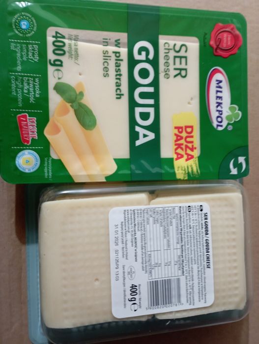 Сир нарізка 400 грам млекпол крем сир