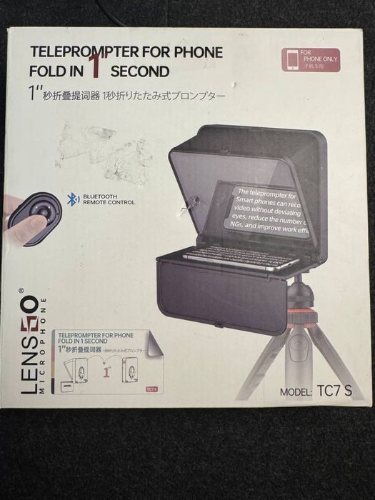 Телесуфлер Міні Lensgo TC7 для смартфона