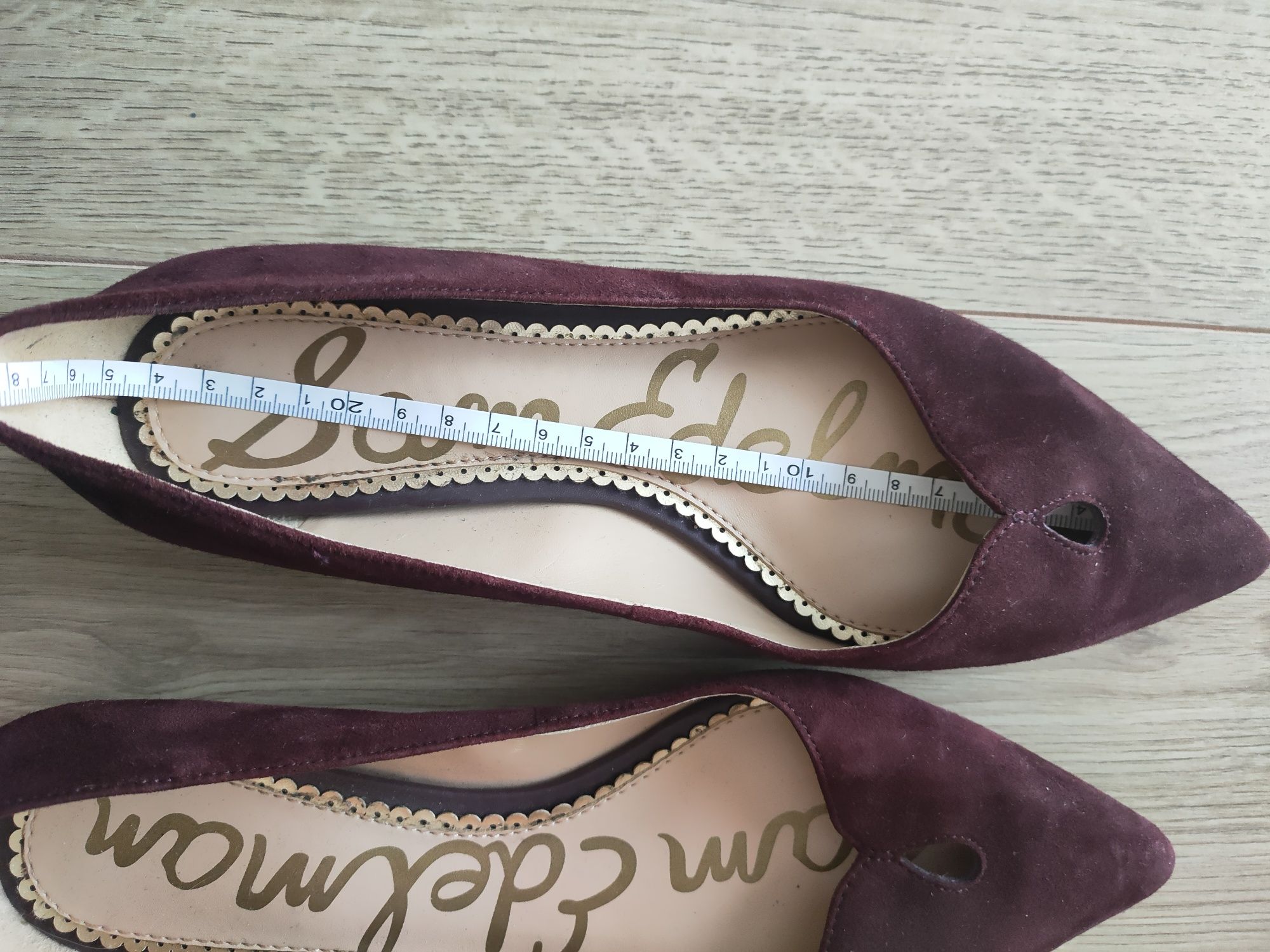 Sam Edelman baleriny w kolorze wina r.37