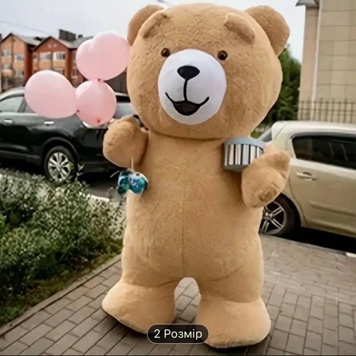 Костюм Мишки теди 200 см 6900грн Новый без аккумулятора !
