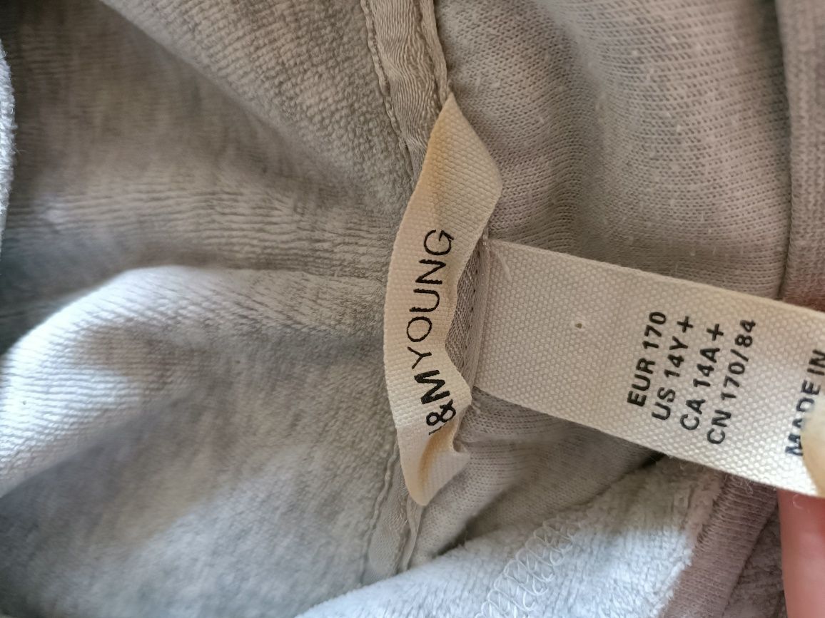 Młodzieżowa sukienka welurowa rozmiar 170. H&M
