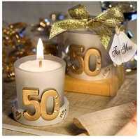 Zestaw 12 świec na 50 rocznice