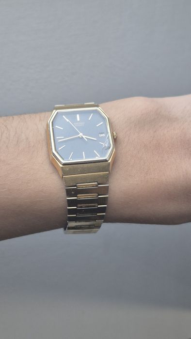 Unikat Seiko Złocony Octagon | Vintage Lata 80. | Sprawny