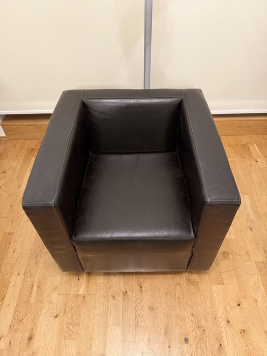 Fotel skórzany cubic