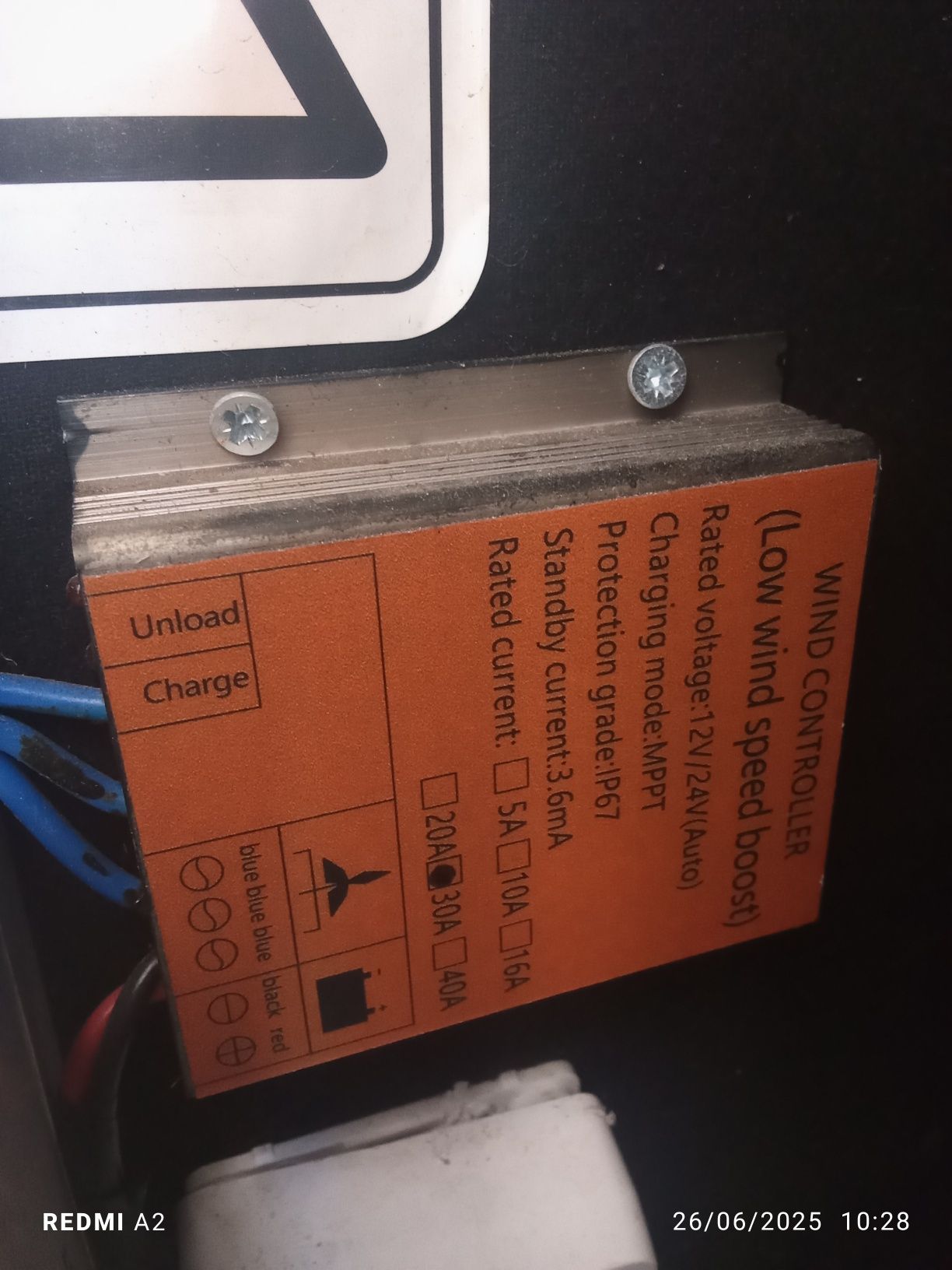 Gerador eólico c/ controlador
