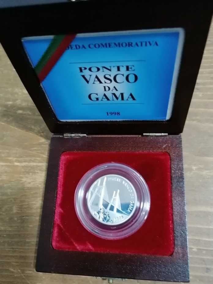 Moeda proof da Ponte Vasco da Gama, 1998