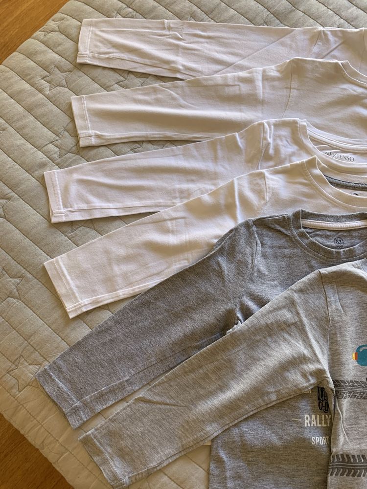 Pack 6 T-Shirts M/Comprida Menino (1-3 Anos)
