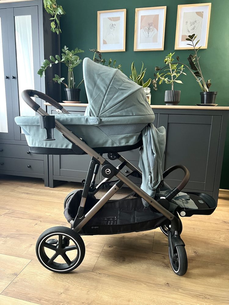 Wózek dziecięcy Cybex Gazelle S – Sky Blue, rok po roku lub bliźniaczy