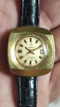 Damski zegarek Lanco 7564 swiss made pozłacany automat