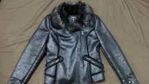 Casaco Guess preto usadopoucas vezes