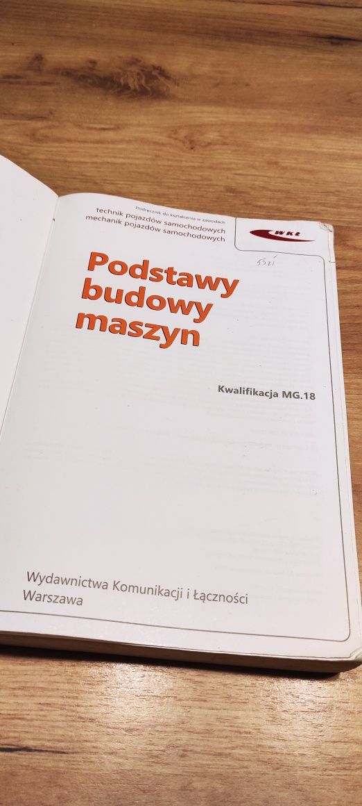 Podstawy budowy maszyn WKŁ 2021