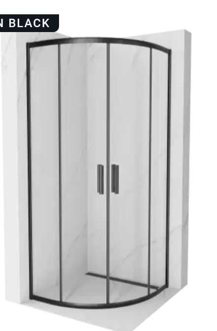 Kabina prysznicowa czarna 90 Mexen