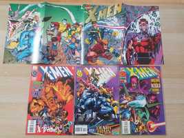 X-men vol. 1: 1 (Jim Lee fold out cover), 47, 51, 55 (1991) (ZM135)