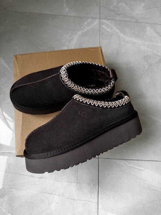 Ugg Tasman Brown, коричневі угг тасман,тапки угги,ugg tazz 38(24,5)