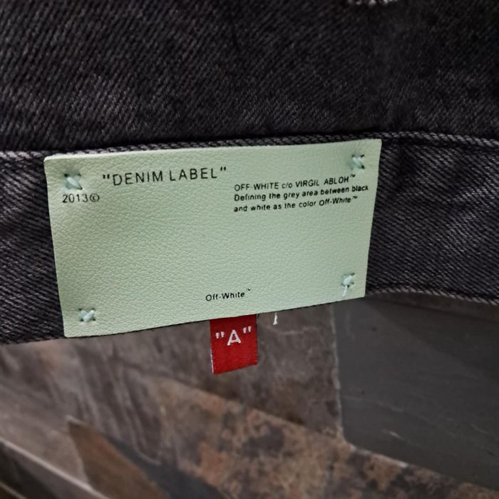 kurtka jeans off white rozmiar M