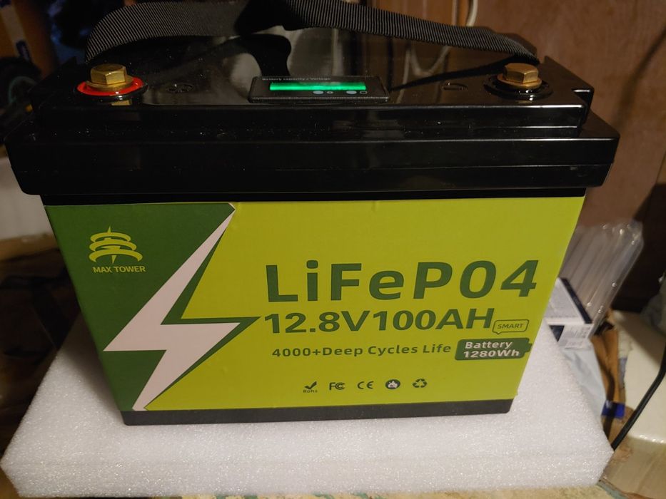 Акумулятор lifepo4 100ah Maxtower 260х17х21