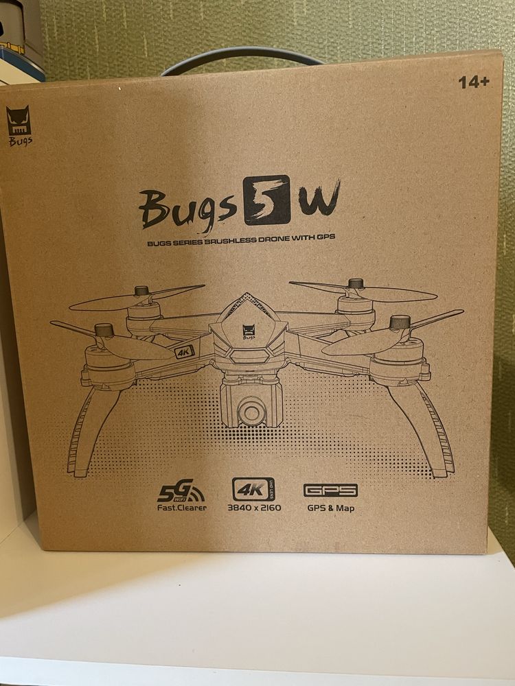 Квадрокоптер р/у MJX Bugs B5W 4K бесколлекторный с камерой Wi-Fi