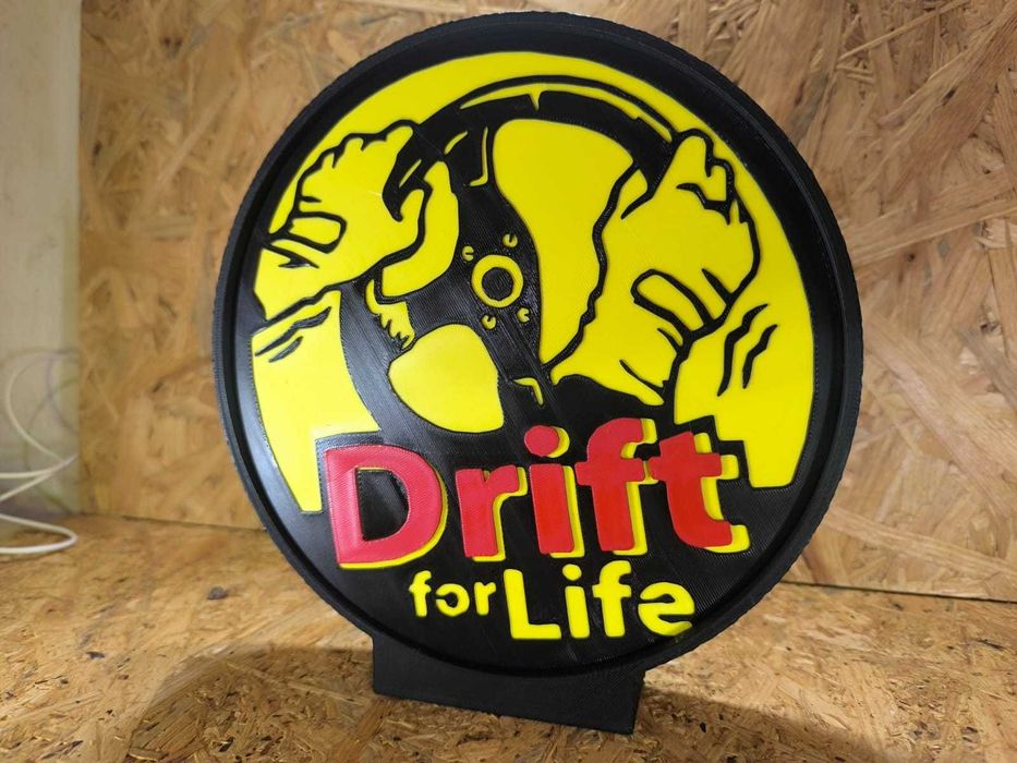 Luminária Decorativa / Lightbox Drift for Life