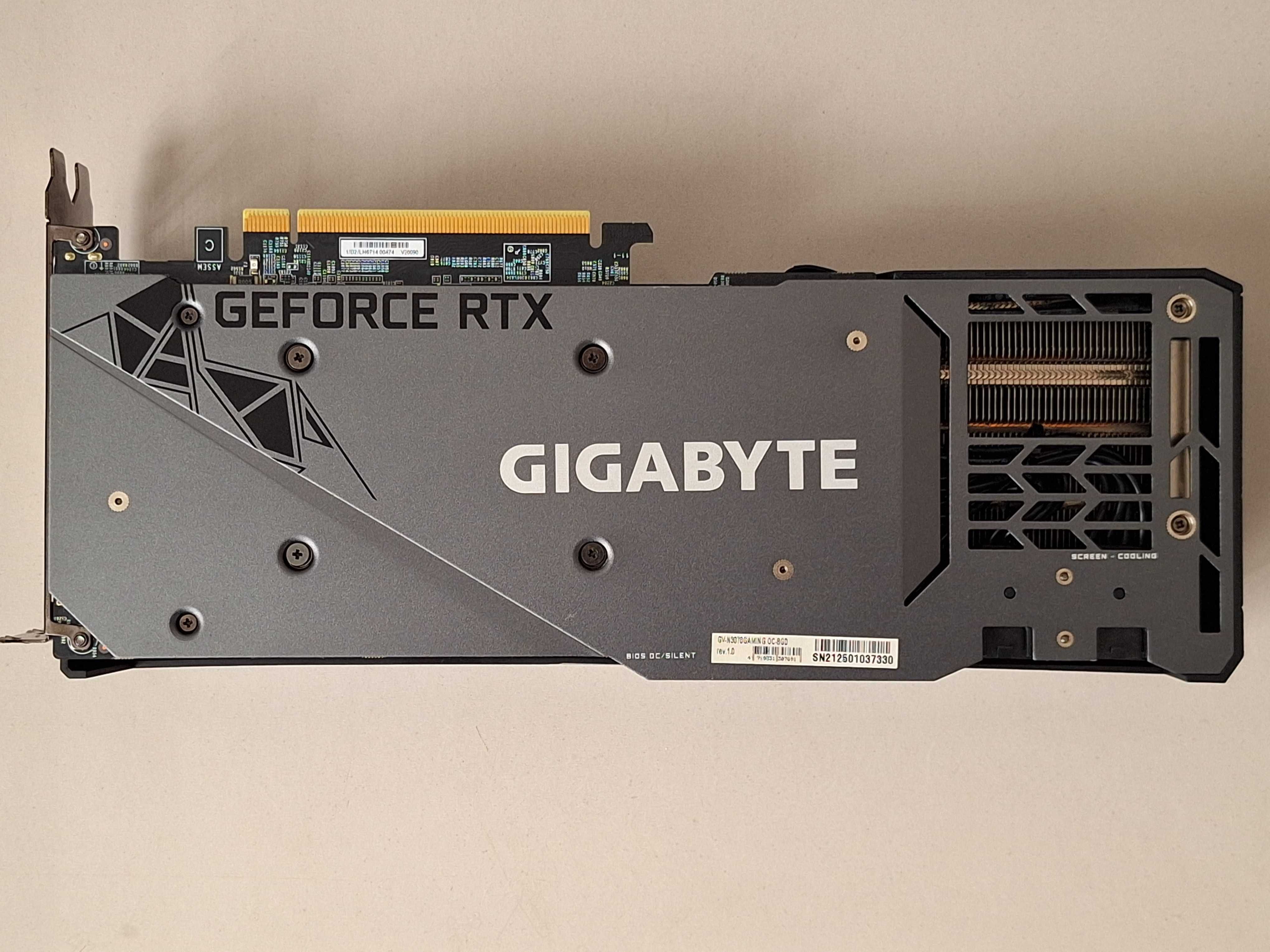 Gigabyte RTX 3070 8Gb GV-N3070GAMING OC