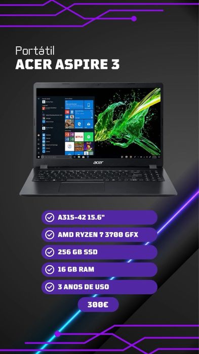 Portatil ACER Aspire 3