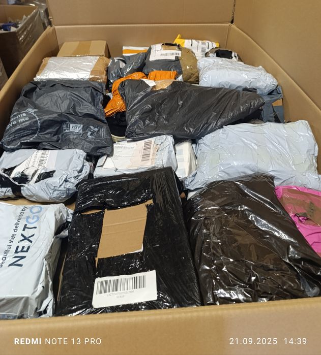 Paleta Nieodebrane Paczki Europa i Anglia