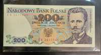 Banknot 200 złotych UNC ser. EB Dąbrowski