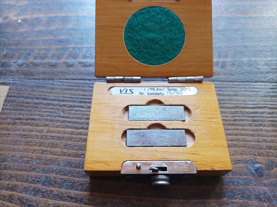 Płytki wzorcowe 0,5-100 kl. 0