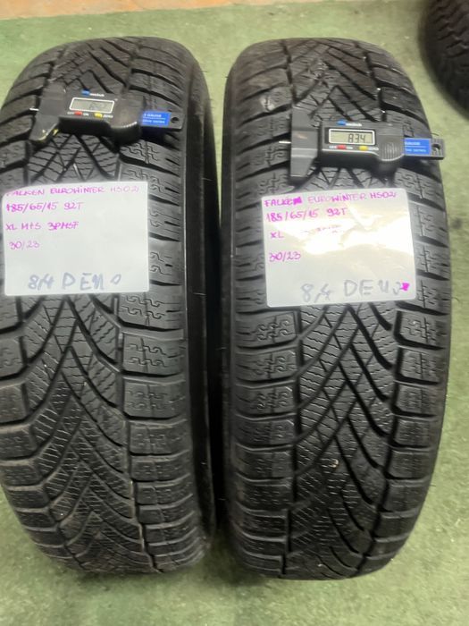 2x 185/65/15 92T FALKEN EUROWINTER HS02 opona zimowa M+S 3PMSF XL DEMO