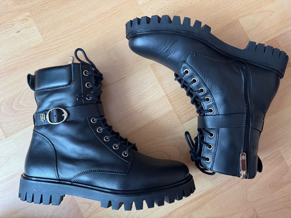 Buty skórzane Tommy Hilfiger rozmiar 39