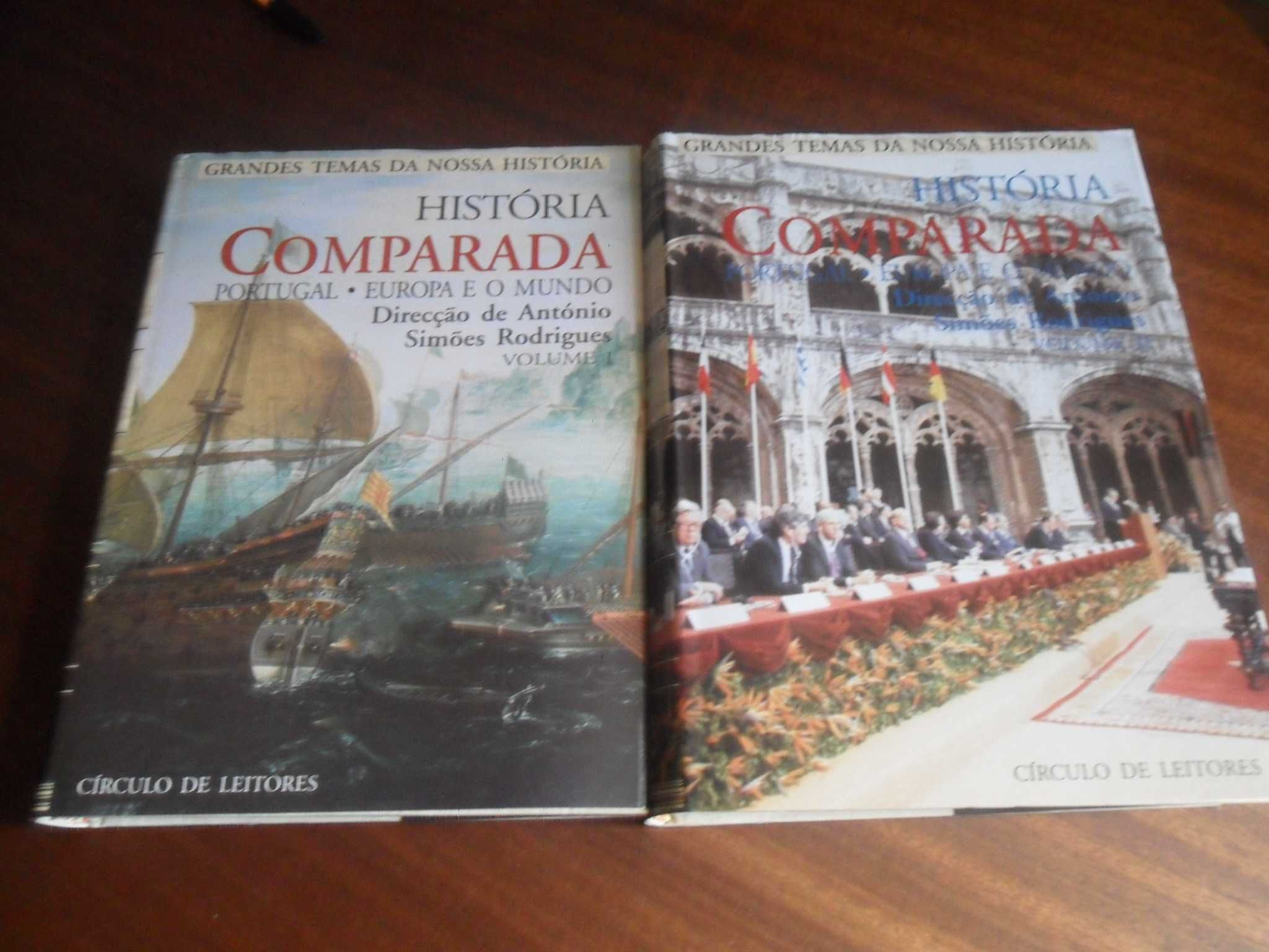 "História Comparada: Portugal, Europa e o Mundo" - 2 Volumes de Vários