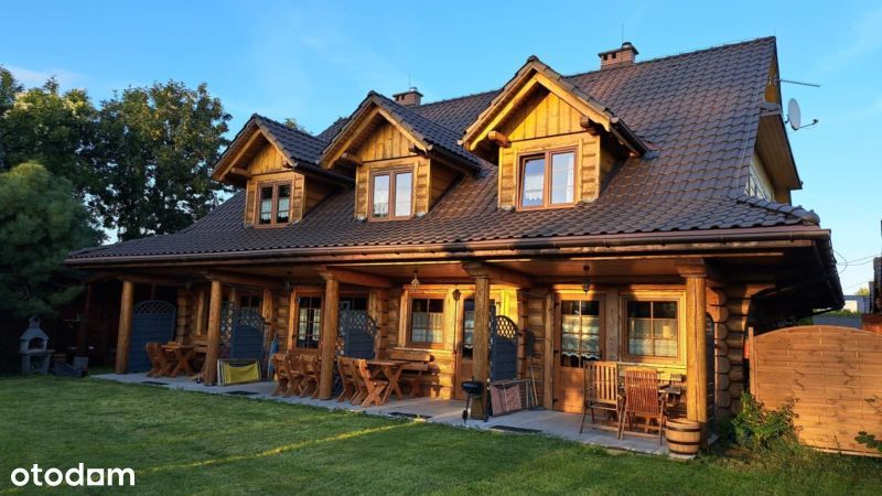 Na sprzedaż pensjonat z bala drewnianego+9domki ,  nad  morzem Chłopy