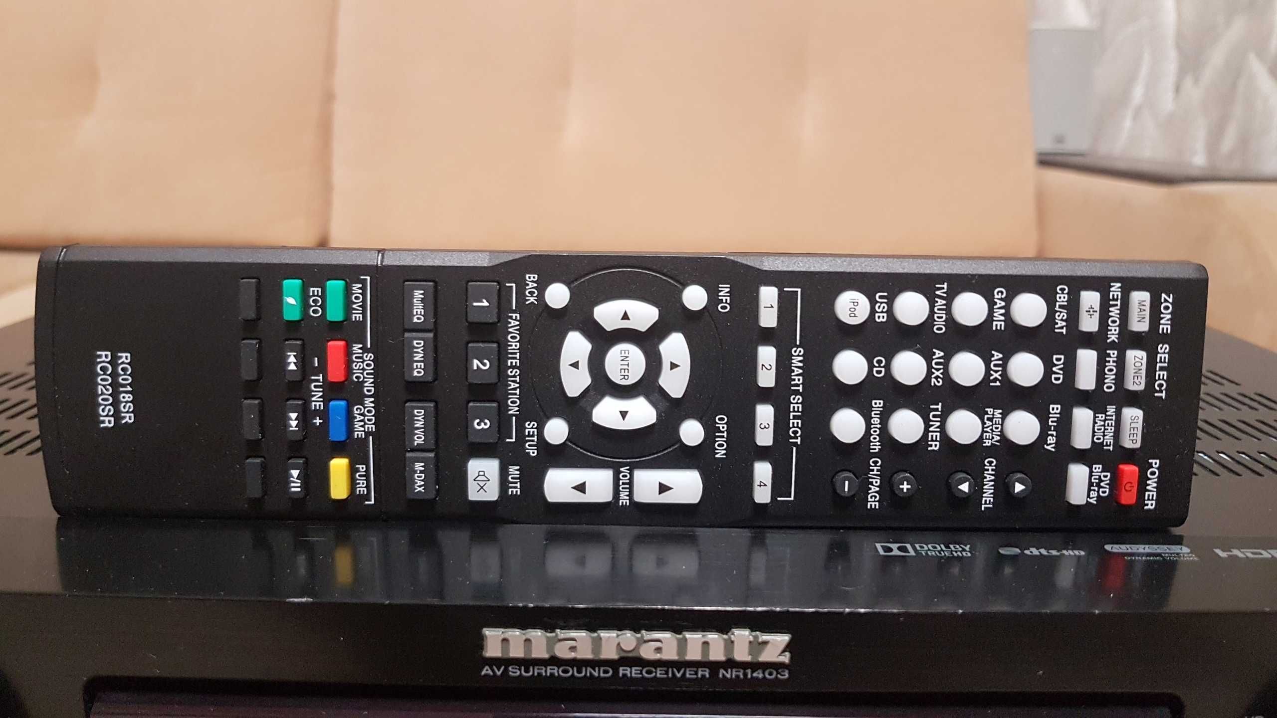 AV ресивер 5.1 Marantz NR 1403 HDMI,Optical made in China