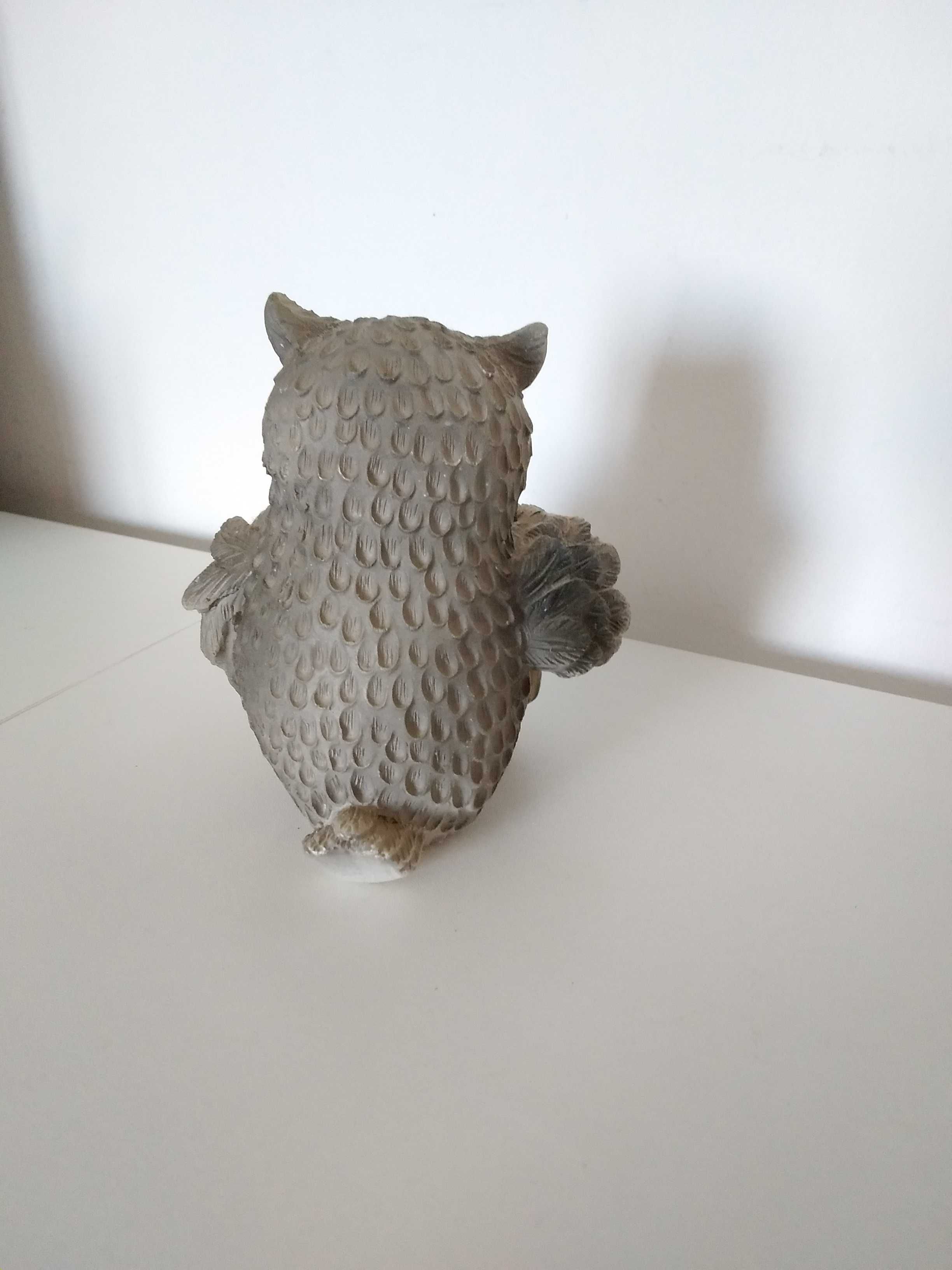 Estátua De Coruja Leitura com Lupa, Animal