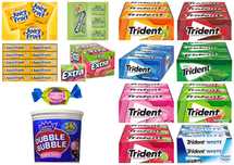 Жевательная резинка  Dubble Bubble, Trident, Extra, Juicy Fruit  США.
