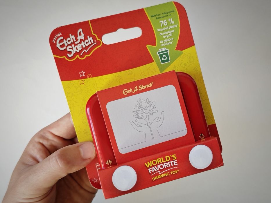 Znikopis Etch a sketch magiczny ekran zabawka dla dzieci