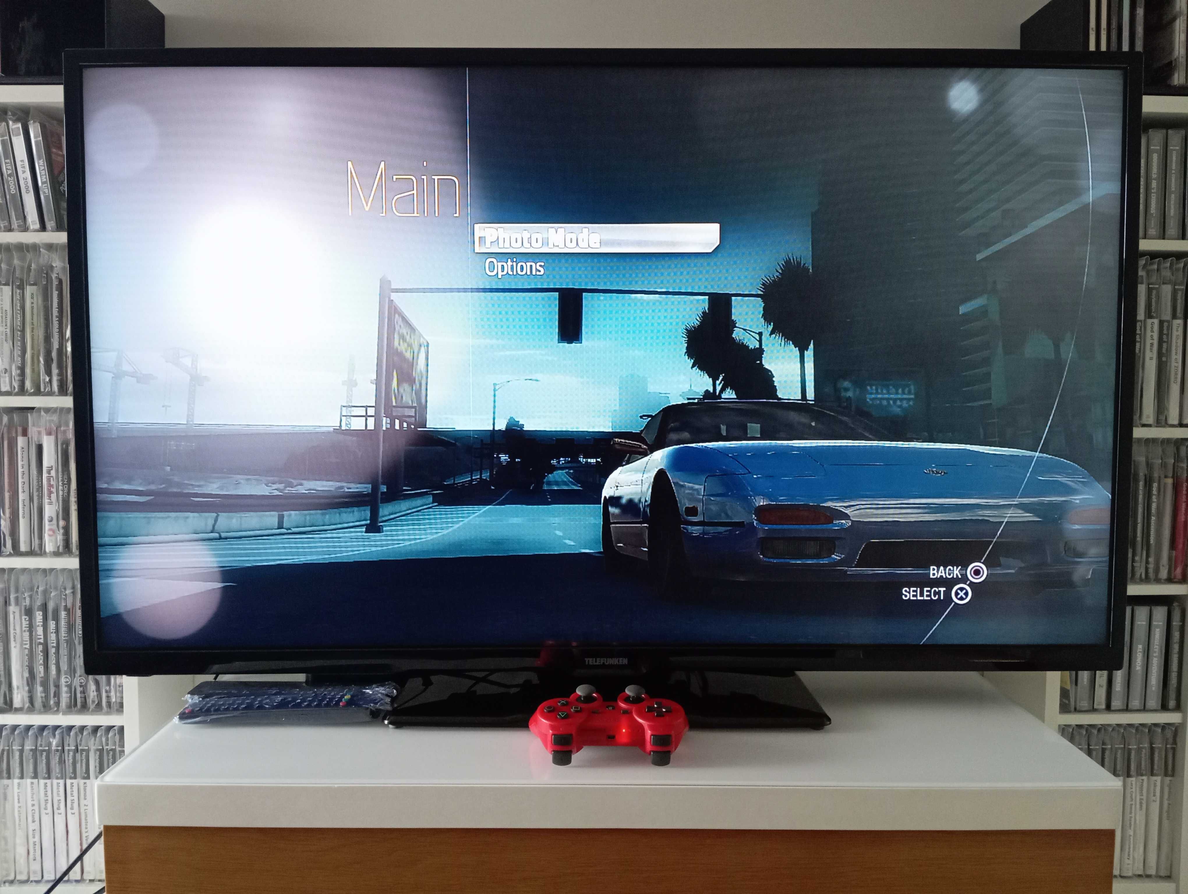 PS3 slim PlayStation 3, comando, 10 jogos (retomo jogos PS1 PS2)