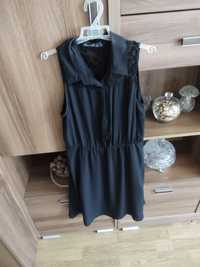 Sukienki czarna szara biala