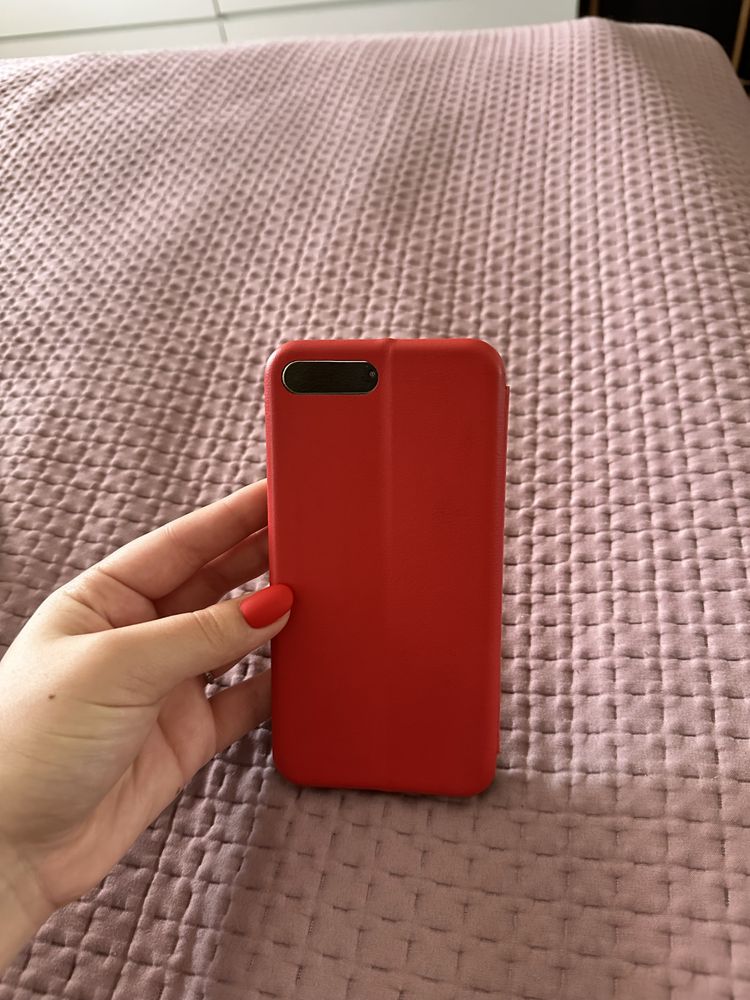 Чехол на Iphone 8Plus книжка, красный
