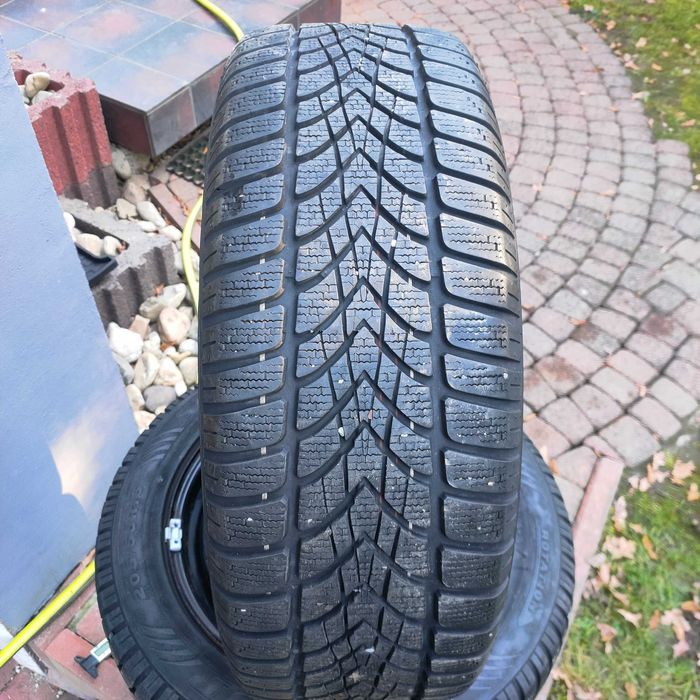 Koła zimowe 5x112 205/55/16 Dunlop 7,5mm VW Skoda Seat Jak nowe