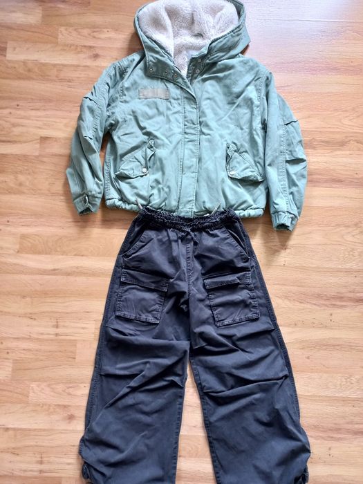 Куртка парка зимняя Bershka на девочку 11-12-13 лет