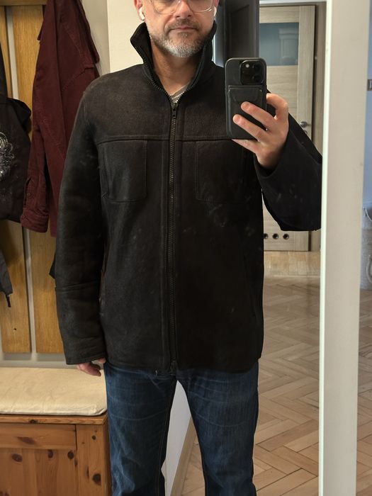 Kożuch męski - prawdziwa skóra, nie używany