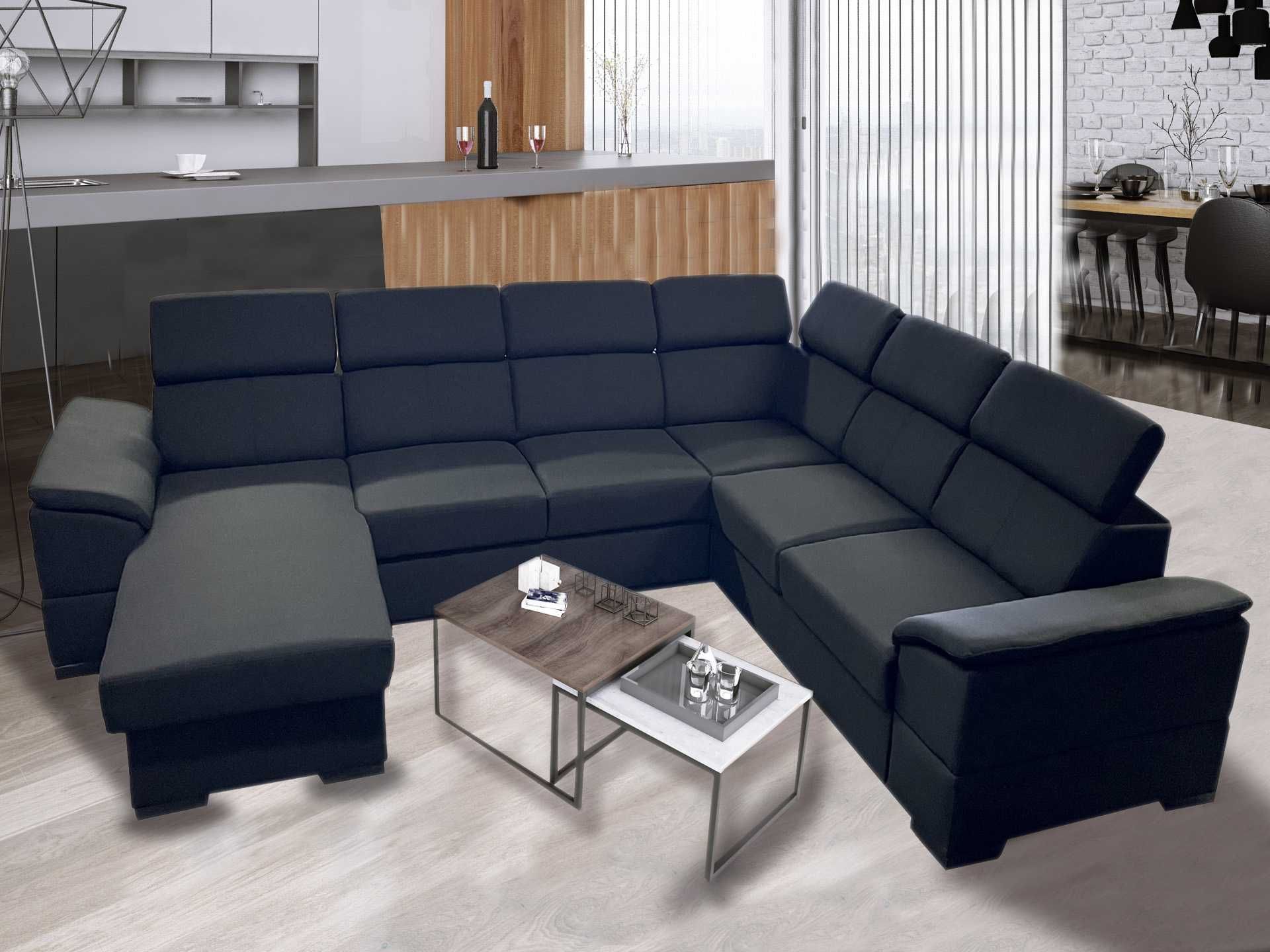 Funkcjonalny duży narożnik JOY U PANORAMIC salon