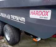 Pronar T 679/4M  Przyczepa Pronar T679/4M HARDOX