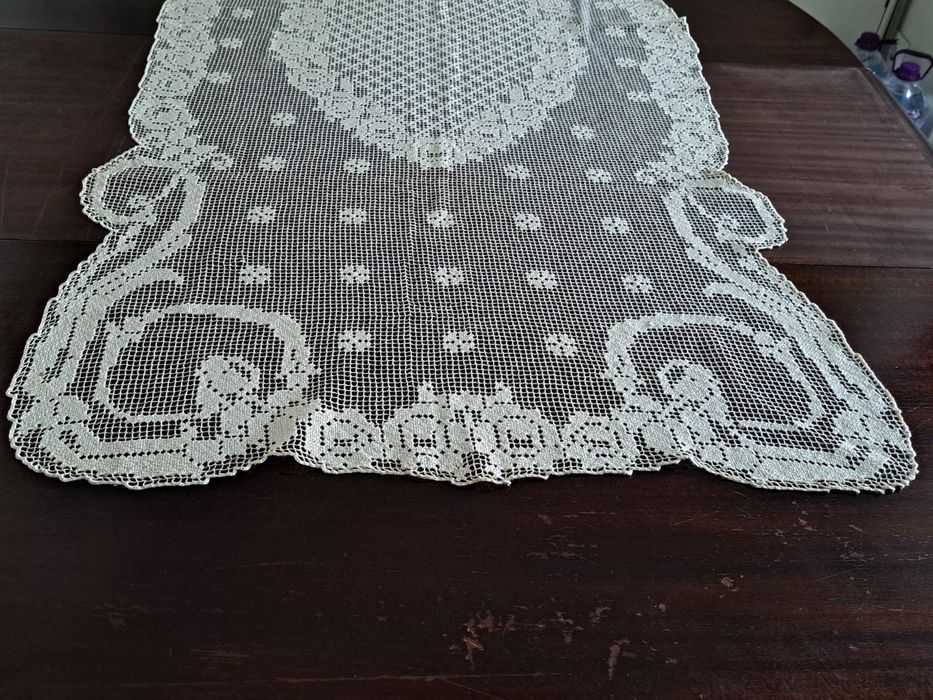 Renda de Filet ,feito à mão