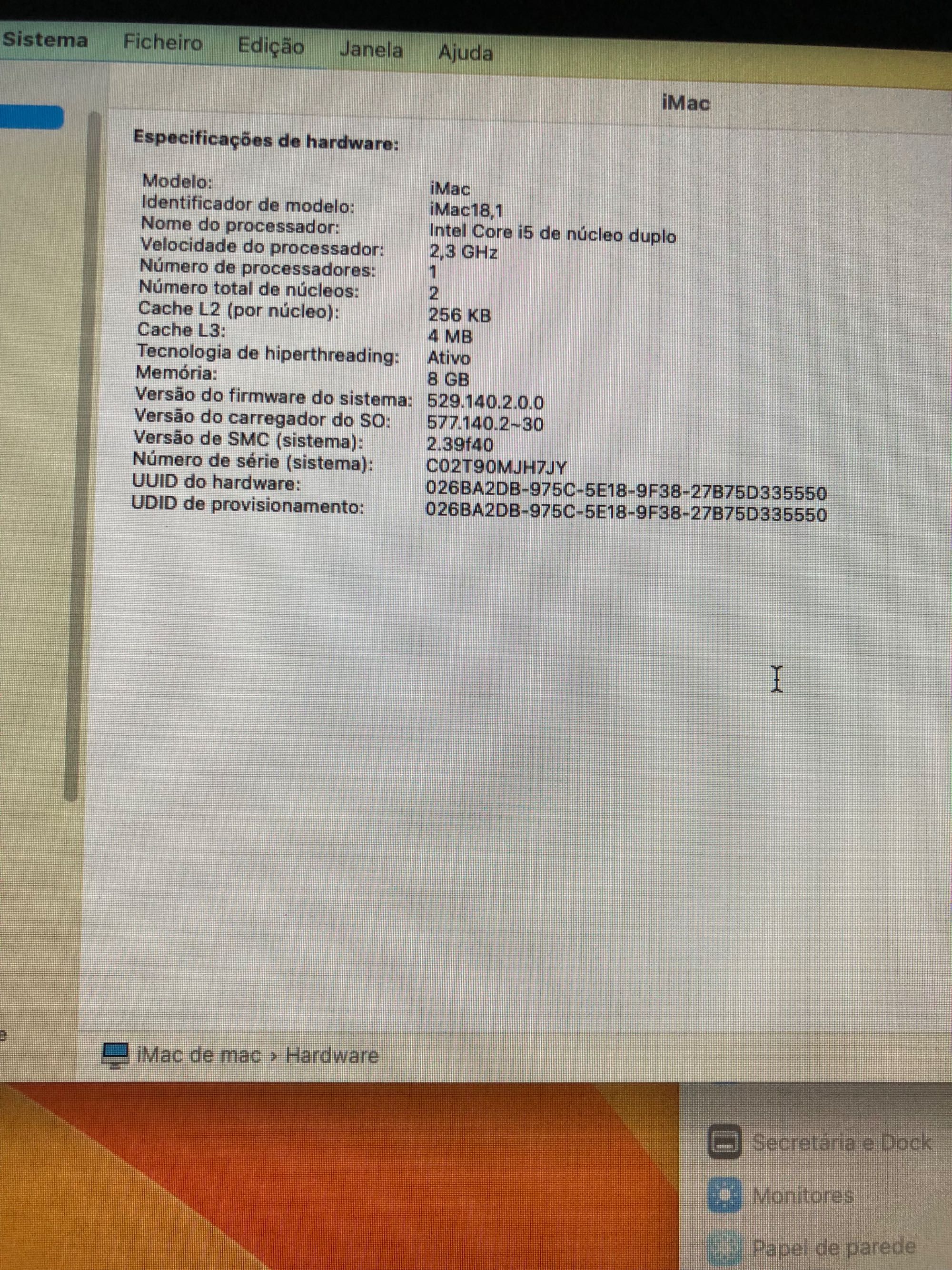 iMac 2017 SSD500 giga Magic Keyboard Magic Mouse Caixa