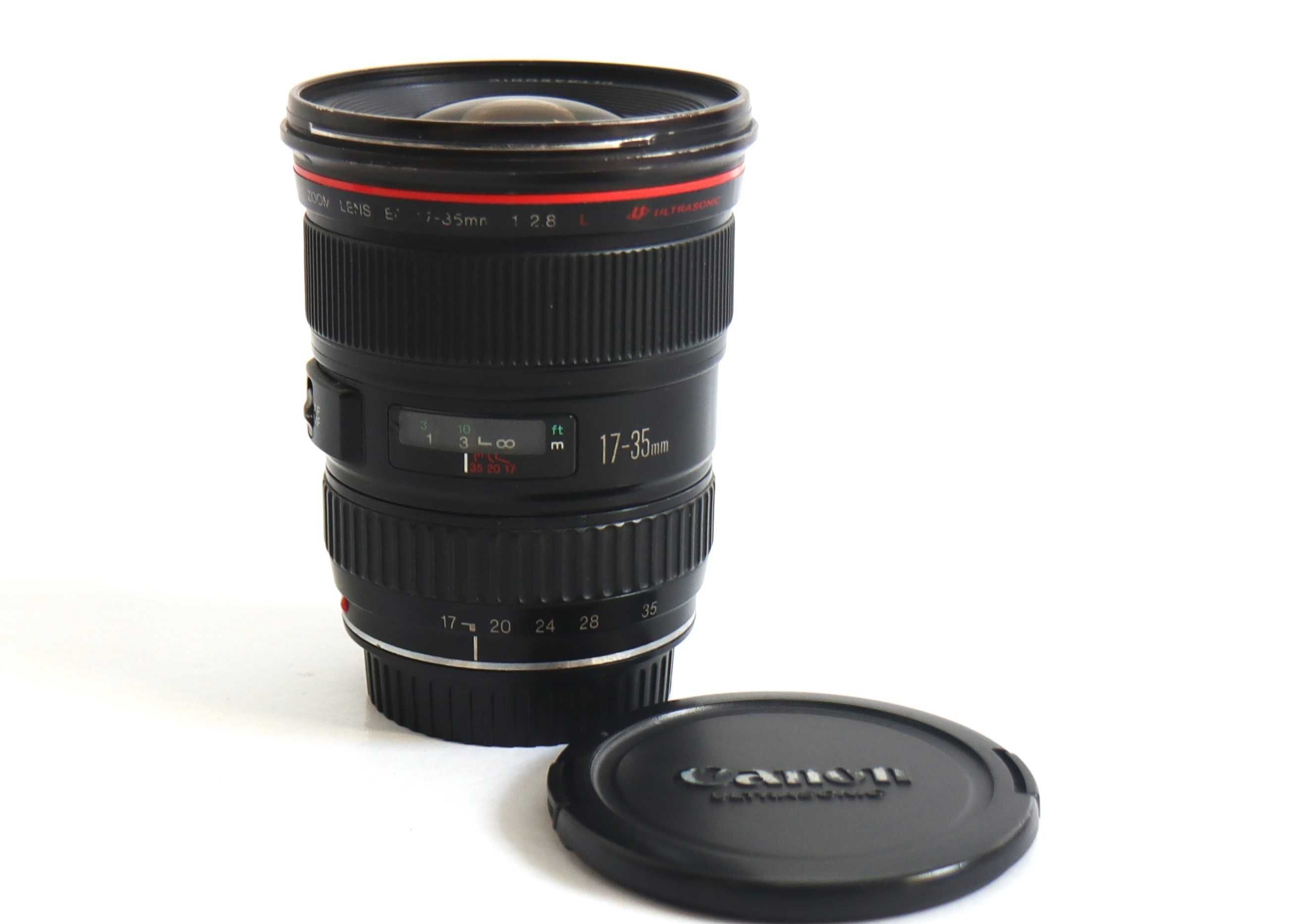 Lente Canon EF 17-35mm f/2.8 L Ultrasonic objetiva em bom estado
