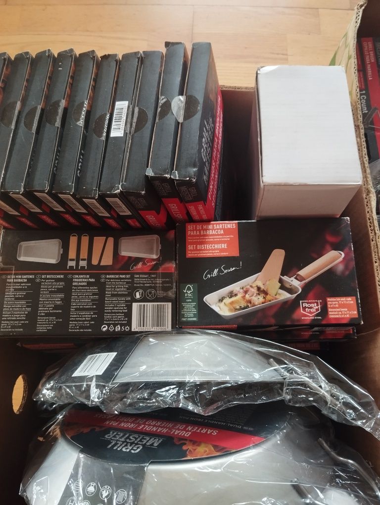 Nowy Towar Kat A hurt Palety boxy Lidl grill akcesoria min 160 sztuk
