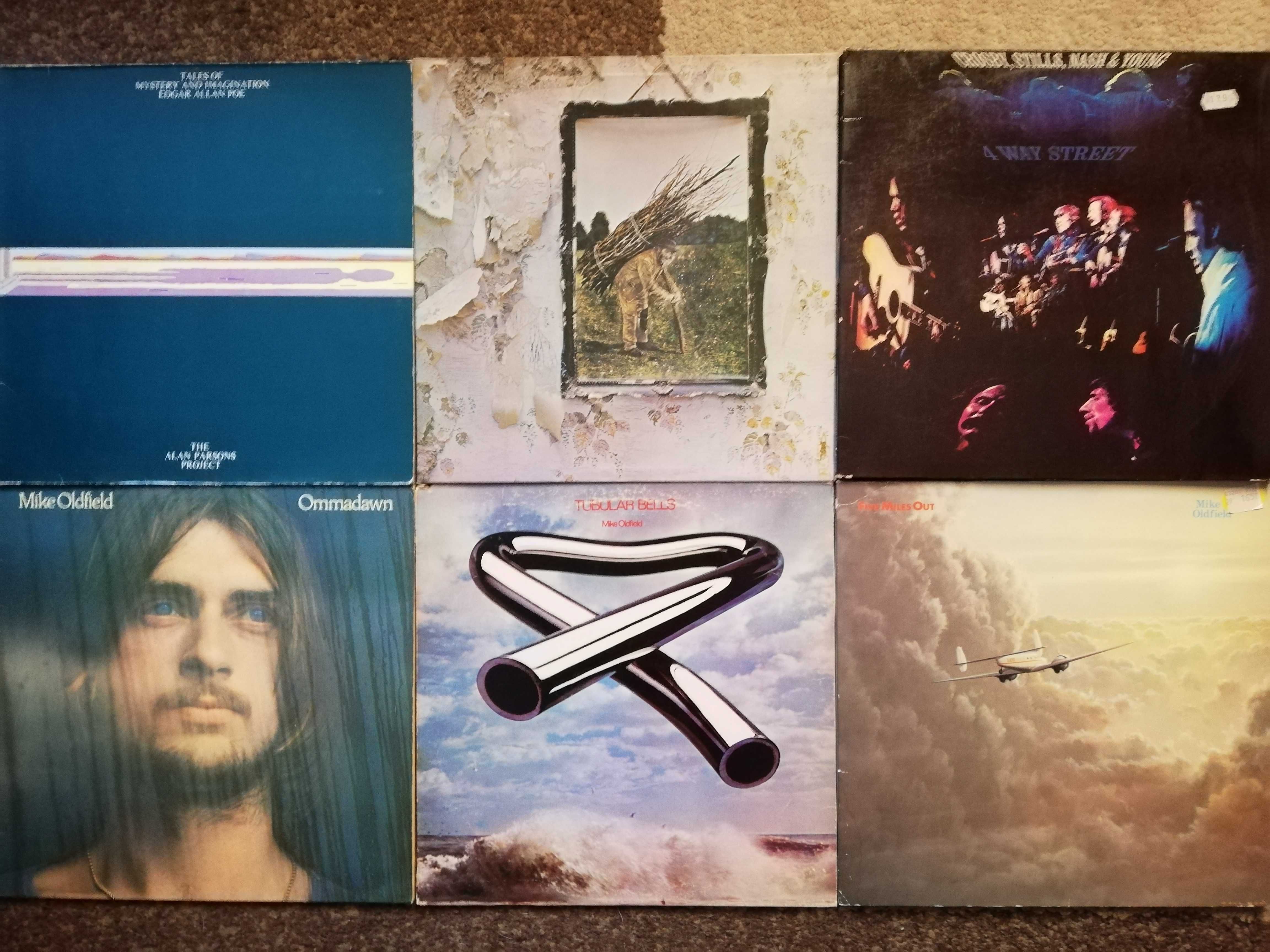 Płyty winylowe winyle Zeppelin Alan Parsons Oldfield Emerson inne NM