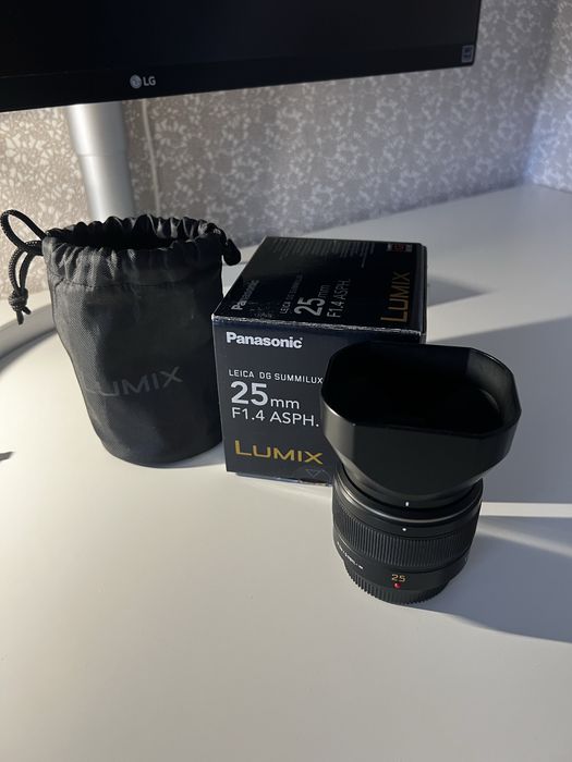 Обьектив Panasonic Leica DG SUMMILUX 25mm f/1.4 ASPH