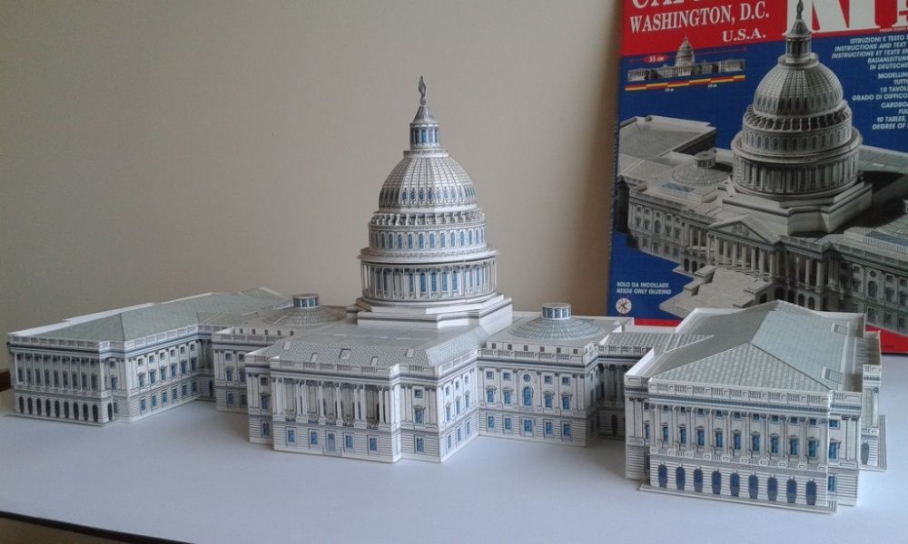 Congresso dos EUA feito à mão